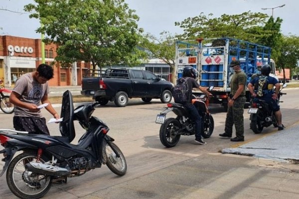 Aislamiento: Por día se secuestran 20 motos en distintos controles
