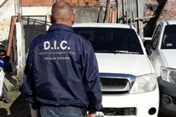 Corrientes: Recuperaron una camioneta robada en Buenos Aires