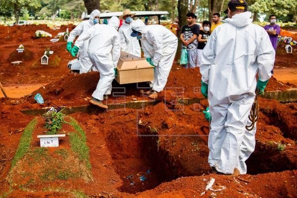 Brasil reportó 888 nuevas muertes por coronavirus y 19.951 casos diarios, cifra récord desde el inicio de la pandemia