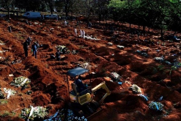 Coronavirus en Brasil: ya es el país con más muertes diarias