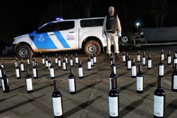 Prefectura evitó el contrabando de bebidas alcohólicas