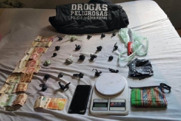 Allanan kiosco de marihuana