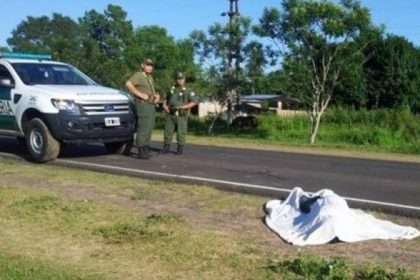 Corrientes: Accidente fatal en la Ruta 12 entre un camión y una moto