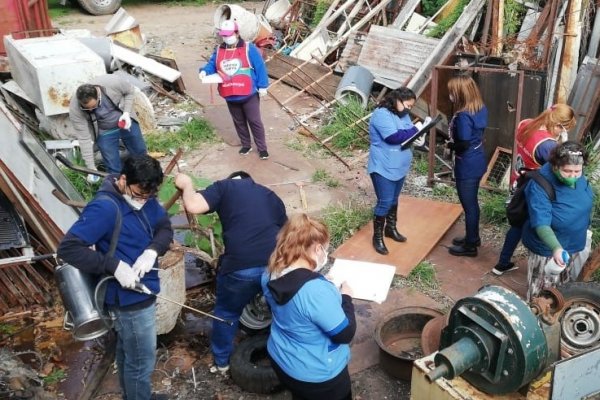 Corrientes: Salud realiza control focal y concientización sobre Dengue en la ciudad