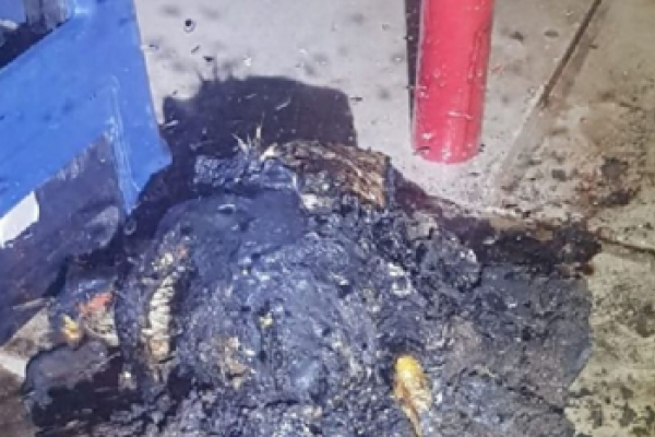 Ofrenda umbanda se prendió fuego dentro de un comercio en Corrientes