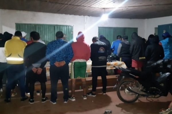Campeonato de fútbol clandestino: Todos terminaron en la comisaría