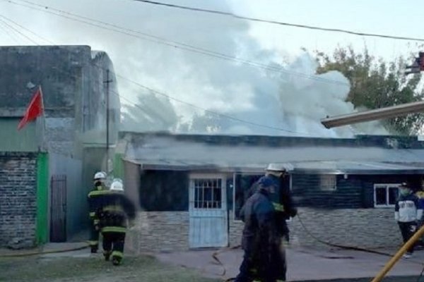 Goya: Olvidó una vela prendida y su vivienda se incendió