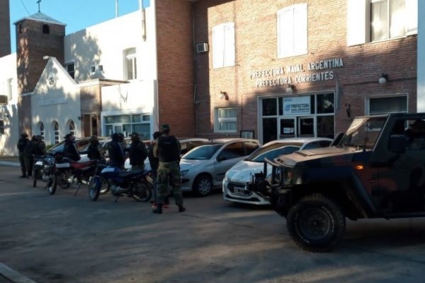 Cuatro detenidos tras megaoperativo contra el narcotráfico en Corrientes