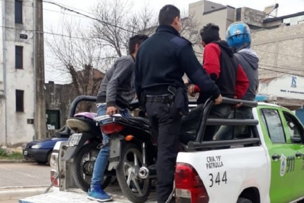 Operativo de control: Varios demorados y motos secuestradas