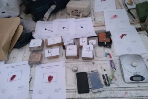 Procedimiento: Detenidos con 2 kilos de marihuana