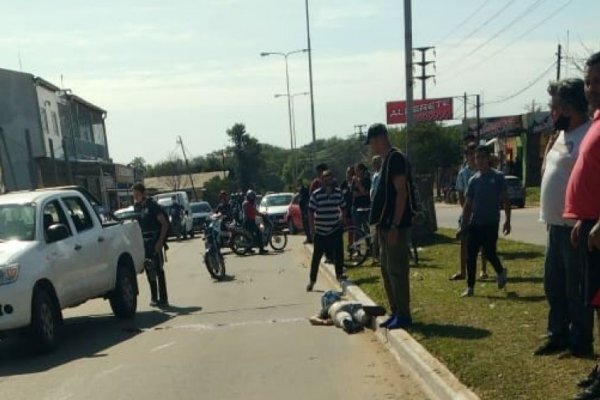 Dos heridos graves tras una colisión por calle Medrano