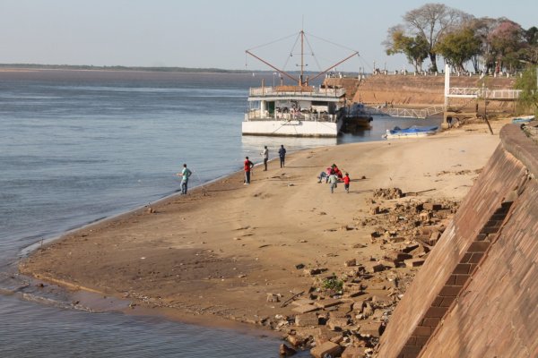 Persiste la bajante de los ríos Paraná y Uruguay