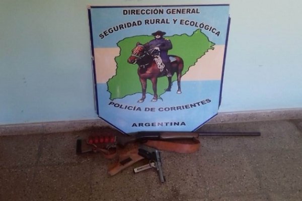 Policía Rural de Corrientes secuestró armas de fuego