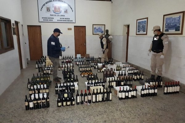 Prefectura decomisó un cargamento de vino valuado en más de $366.000