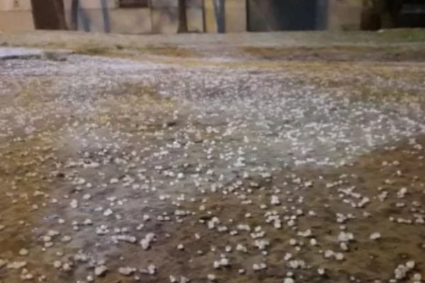 Tormentas con caída de granizo en el interior de Corrientes