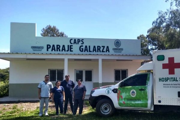 Construyeron un Centro de Salud en el paraje Galarza