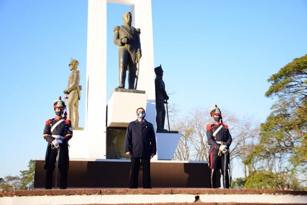 Curuzú Cuatiá conmemoró el 170° aniversario del fallecimiento de San Martín