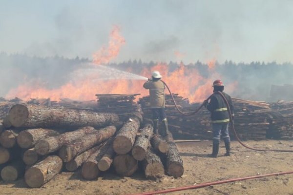 Se incendiaron cuatro aserraderos en Santa Rosa y hay preocupación