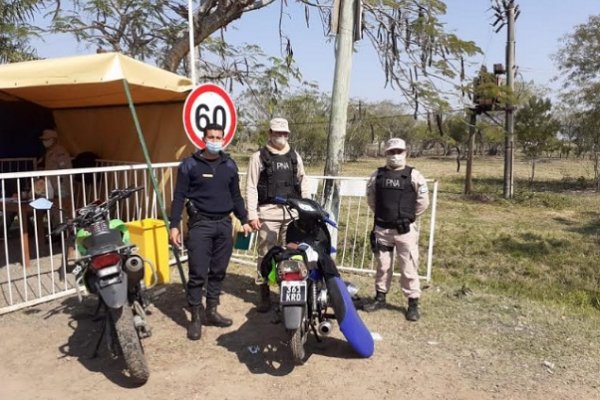 Motociclista salía de Itatí con un ladrillo de marihuana