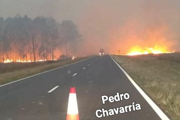 Preocupación por el avance del fuego en Chavarría