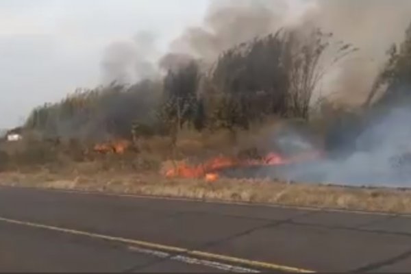 Drama: Fuego sin control en Mburucuyá