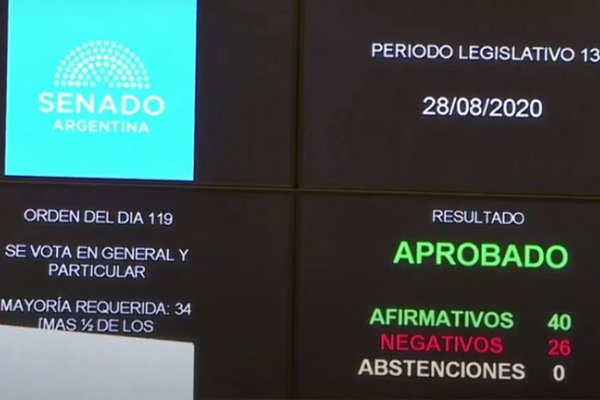 Media sanción del Senado a la reforma judicial