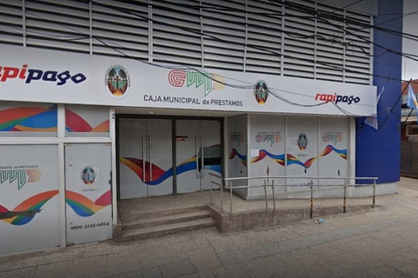 Intentaron robar en la Caja Municipal de Préstamos