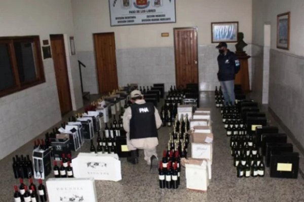 Prefectura secuestró un cargamento de vino valuado en más de 300 mil pesos