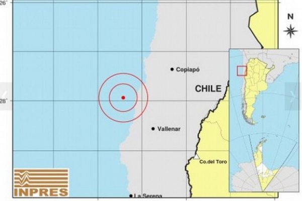 Fuerte temblor en Chile se sintió en provincias de Argentina