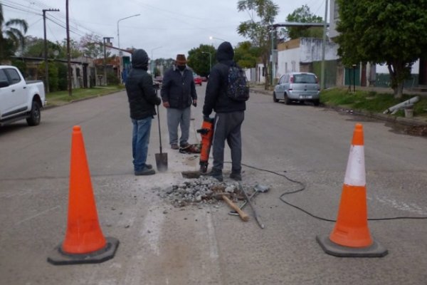 Mercedes: El Gobierno municipal realiza obras en distintos puntos de la Ciudad