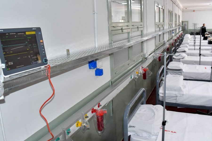 Hospital de Campaña: ocho pacientes están internados en terapia intensiva