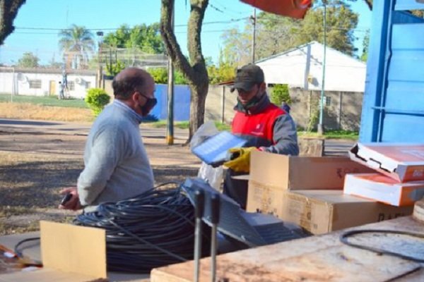 El Intendente supervisó obras en Mercedes