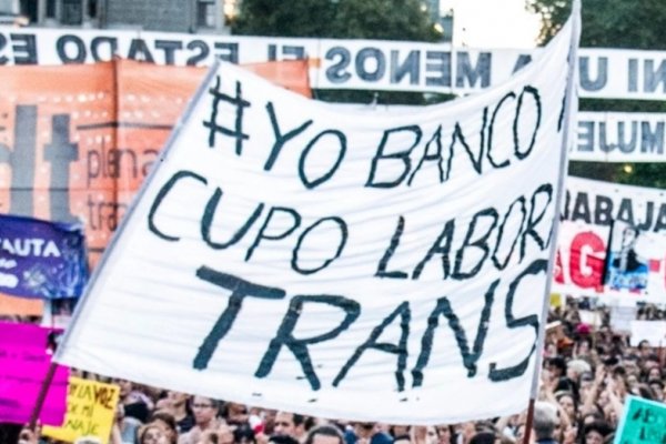 Cupo laboral trans en el Estado: por decreto será del 1 por ciento  
