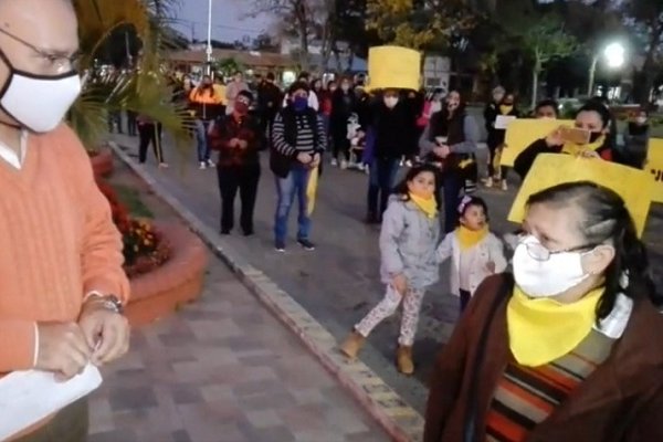 Caá Catí: Marcharon para pedir justicia por el niño víctima de abuso sexual