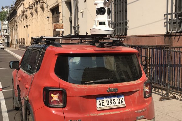 Con un equipo sensor móvil, avanza con el relevamiento catastral en la Provincia