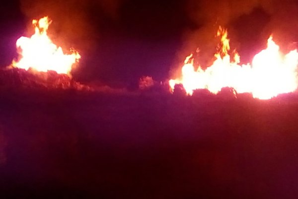 Santarroseños indignados por las quemas indiscriminadas en aserraderos