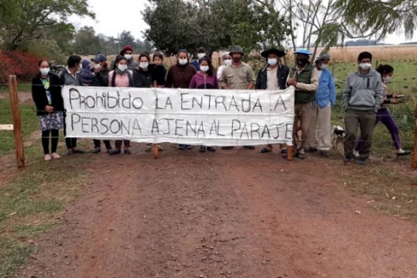 Corrientes: Los vecinos cerraron un pueblo para evitar casos de Coronavirus