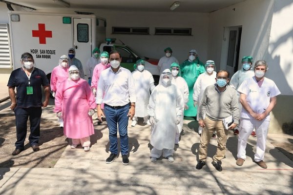 Pandemia: Valdés constata en el terreno la situación sanitaria del interior provincial