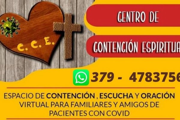 El Arzobispado de Corrientes creó un centro de contención espiritual ante el COVID-19