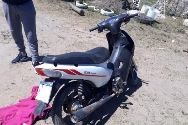 Recuperaron una moto sustraída