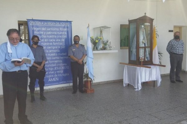 Goya: La virgen del Rosario visita la Unidad Regional II