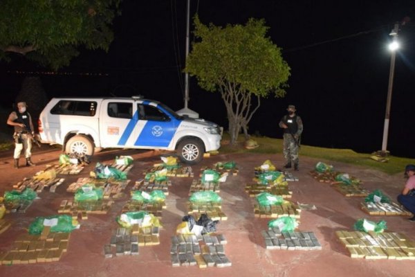 Corrientes: Prefectura incautó un cargamento de más de 587 Kilos de marihuana