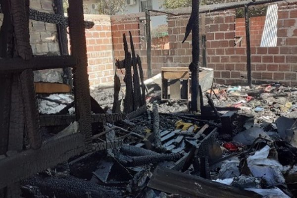 Seis hermanitos preparaban chipá y se les incendió la casa