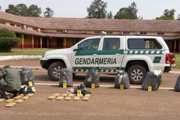 Misiones: Gendarmes en un patrullaje a pie interceptan 86 kilos de marihuana