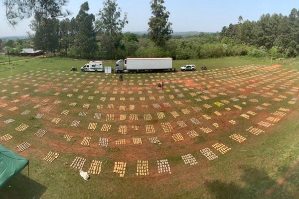 Un Perro de Gendarmería logro el secuestro de más de 9 toneladas de marihuana