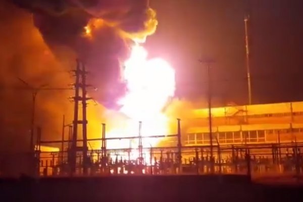 VIDEO- Un incendio en la Usina de Barranqueras dejó sin servicio a Resistencia