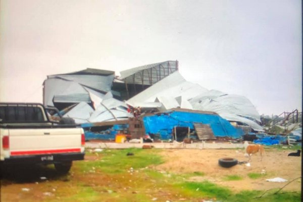 Impactantes imágenes de los destrozos que ocasionó el temporal en Santa Lucía