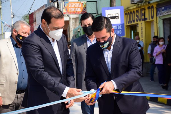 Inauguraron repavimentación de calle Berón de Astrada y sector de Emergencias del Hospital