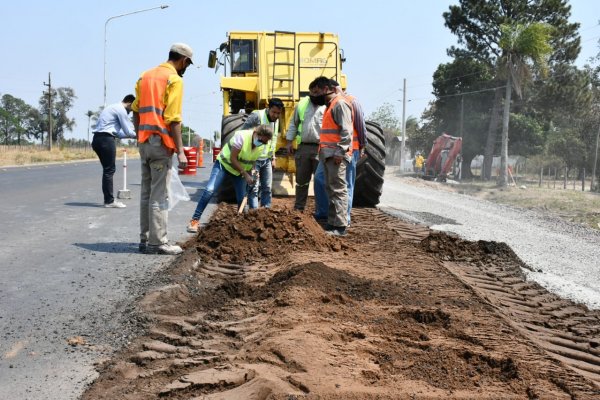 Iniciaron las obras para el ensanchamiento de Ruta 5