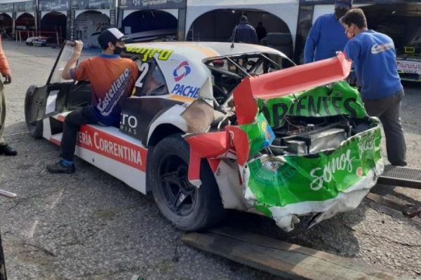 Brutal accidente de Humberto Krujoski durante la clasificación del TC Pista